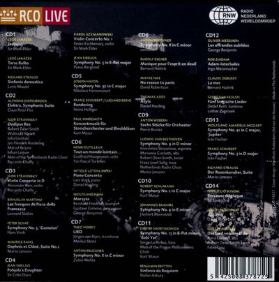 Anthology of the Royal Concertgebouw Orchestra 2000-2010, Audio-CD