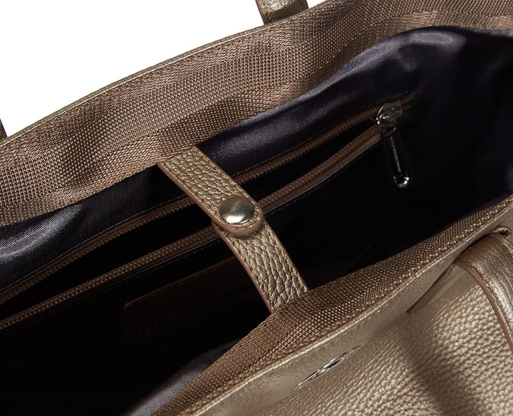 Mandarina Duck Damen Mellow Lux Schultertaschen Light Gold, Light Gold