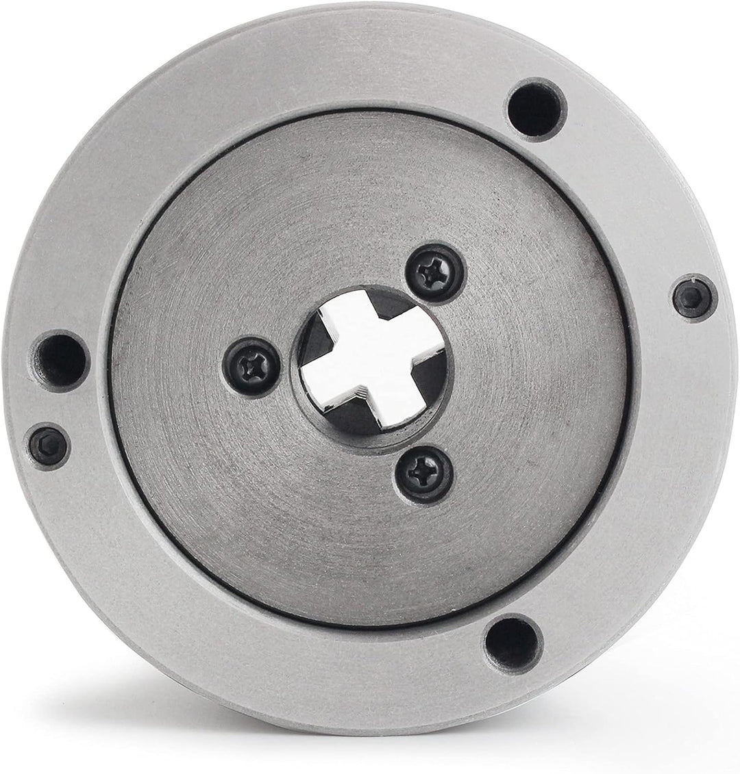 RATTMMOTOR Manuelles Spannfutter Selbstzentrierendes 4-Backen-Spannfutter K12-100mm 4-Backen-Spannfu