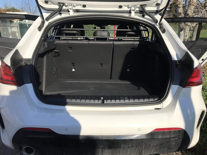 ERGOTECH Trenngitter Hundegitter für BMW 1er (ab BJ 2019) RDA65HBG-2HXXS8, für Hunde und Gepäck