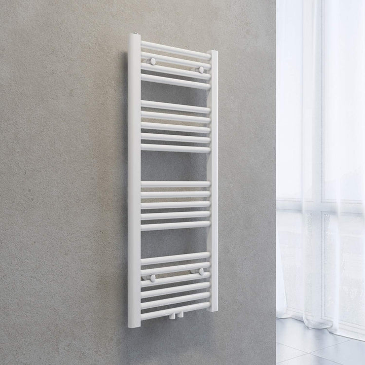 SONNI Handtuchtrockner Heizkörper Bad Mittelanschluss Handtuchwärmer Badheizkörper Weiss Gerade 40 *