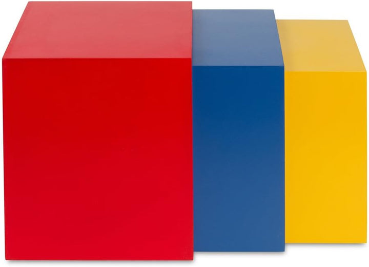 cubix CD-Boxen color, CD-Aufbewahrungs Boxen aus Holz. Set mit 3 CD-Boxen. Zur Aufbewahrung von bis