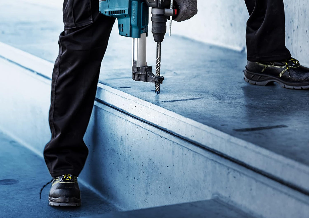 Bosch 10x EXPERT SDS plus-7X Hammerbohrer (für Weichgestein, Harter Stein, Ø 5,00 mm, Professional Z