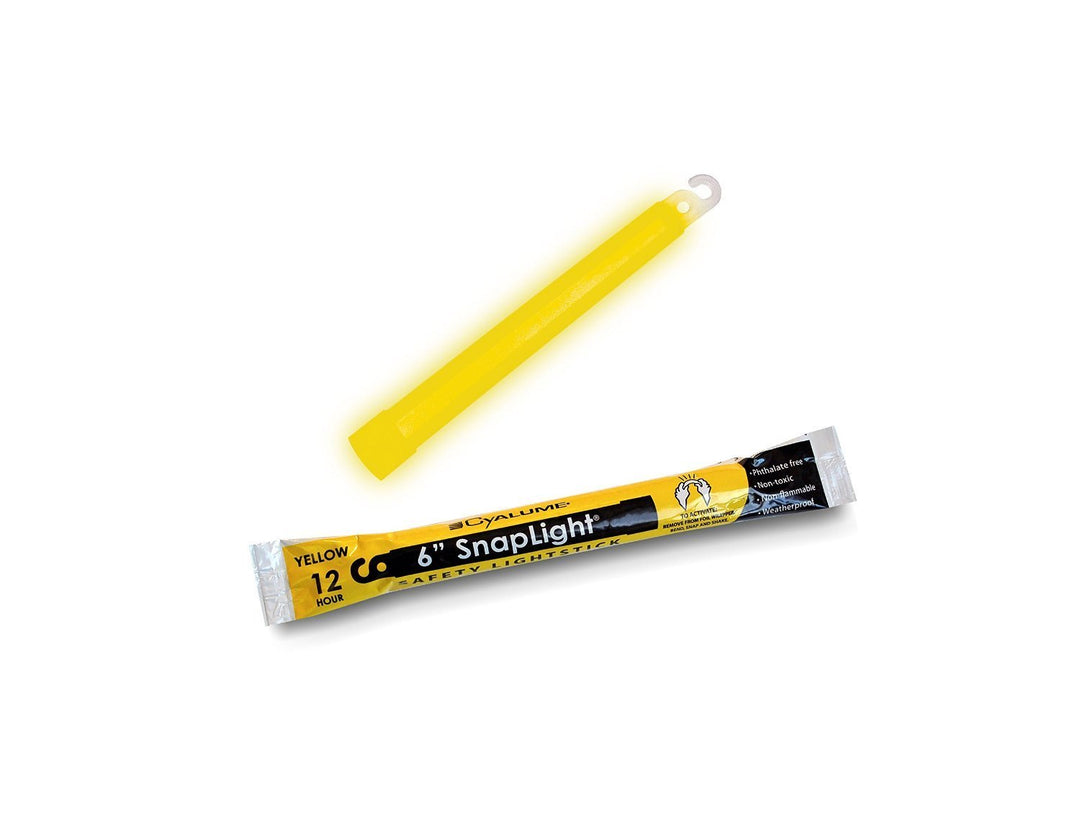 Cyalume SnapLight Gelb Knicklichter - 15,2 cm Industriequalität, Ultra helle Leuchtstäbe mit 12 Stun