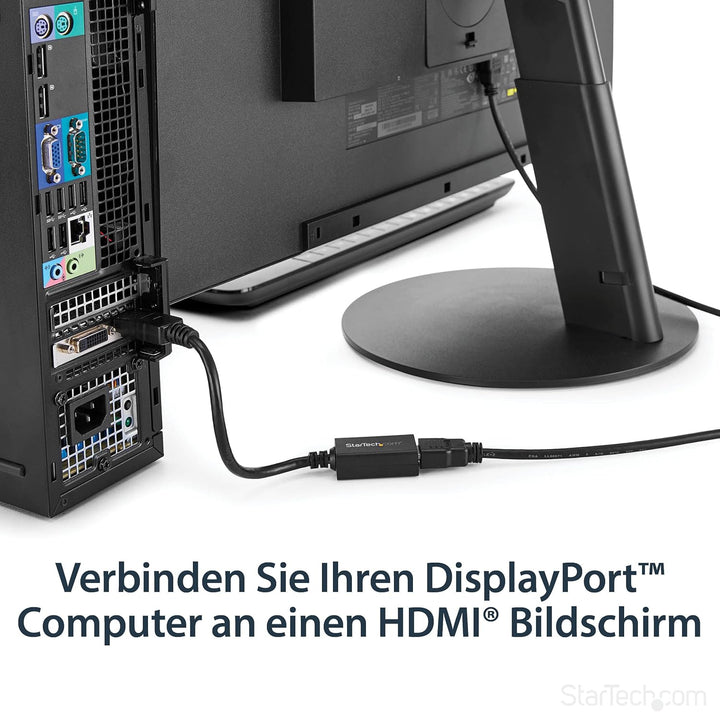 StarTech.com DisplayPort to HDMI Video Adapter Converter - Video- / Audio-Adapter - DisplayPort/HDMI