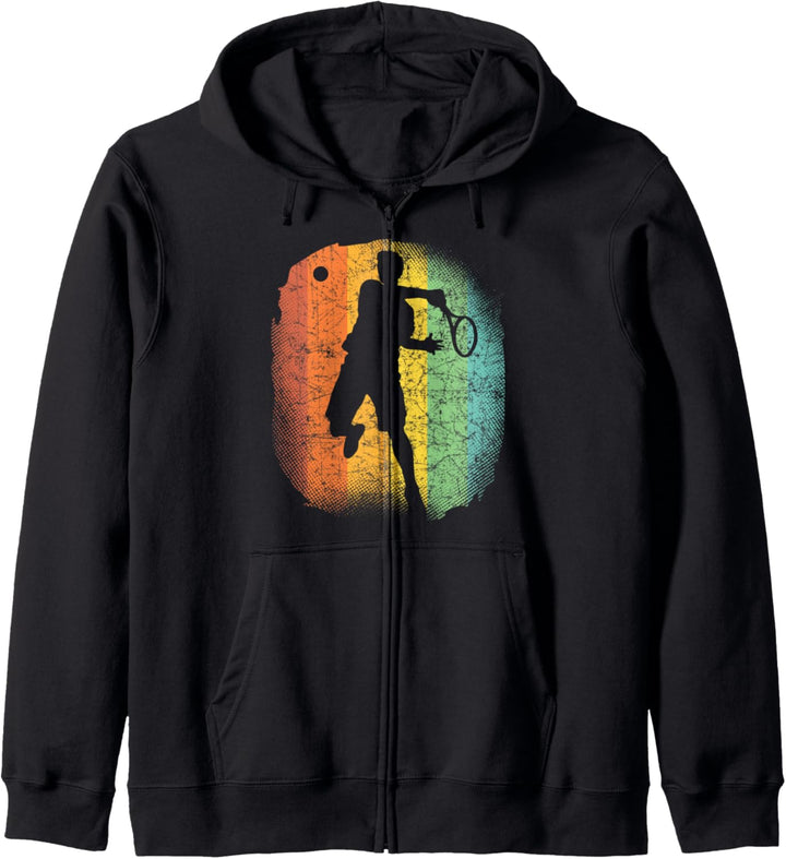 Tennis Vintage Grafik Geschenk für Tennisspieler Kapuzenjacke