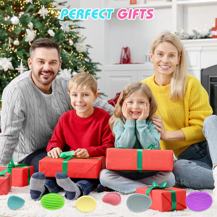 12 Stück Fidget Toys Sensory Stones Sensorik Spielzeug Anti Stress Kinder Sensorisches Spielzeug, Se