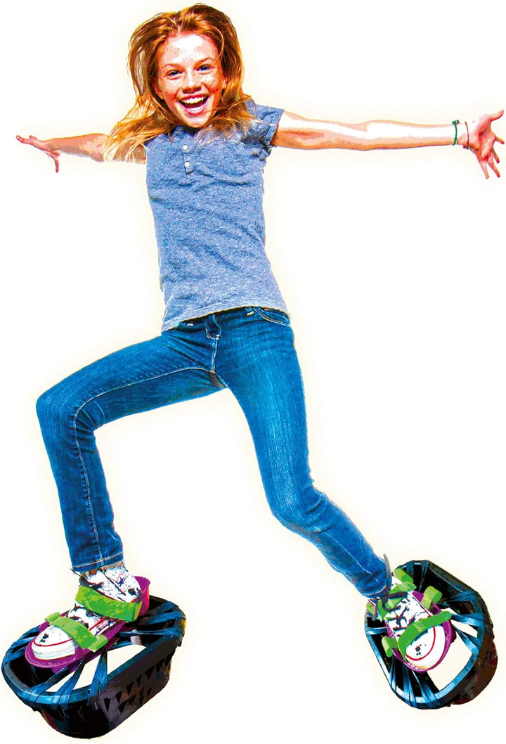 Stay Active MOON Shoes Strap on self Centering Foam Shoe, Non-Skid - mini Trampolines for feet: Indo