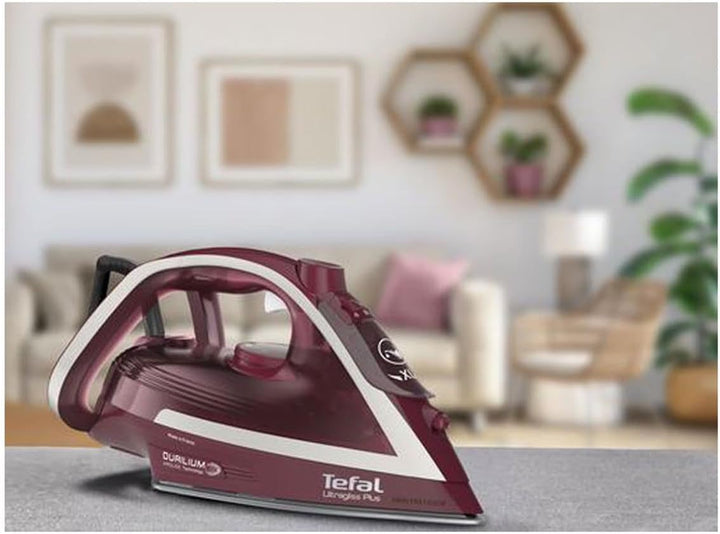 Tefal Ultragliss Plus FV 6820 Dampfbügeleisen, Bordeaux