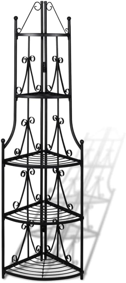 puraday Pflanzentreppe Blumenregal Blumentreppe Balkon Pflanzentreppe Outdoor Pflanzentreppe Metall