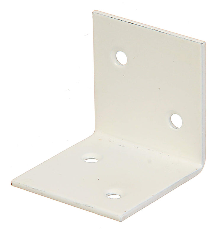 Alberts 847555 Breitwinkel | weiss kunststoffbeschichtet | 40 x 40 x 40 mm | 50er Set 40 x 40 x 40 m