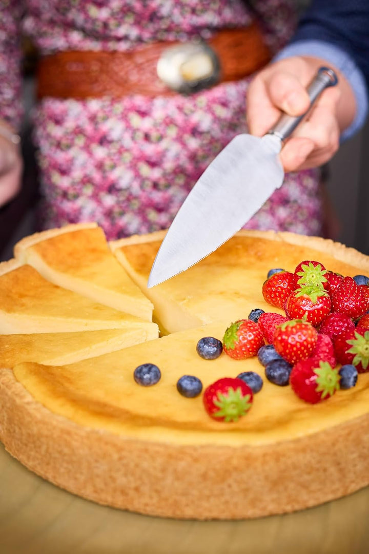 RÖSLE Tortenmesser, Hochwertiges Kuchenmesser zum Teilen und Verteilen von Torten und Kuchen, feine