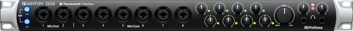 PreSonus Quantum 2626, 26x26, Thunderbolt 3, Geringe Latenz Audio-Interface mit Software-Bundle inkl