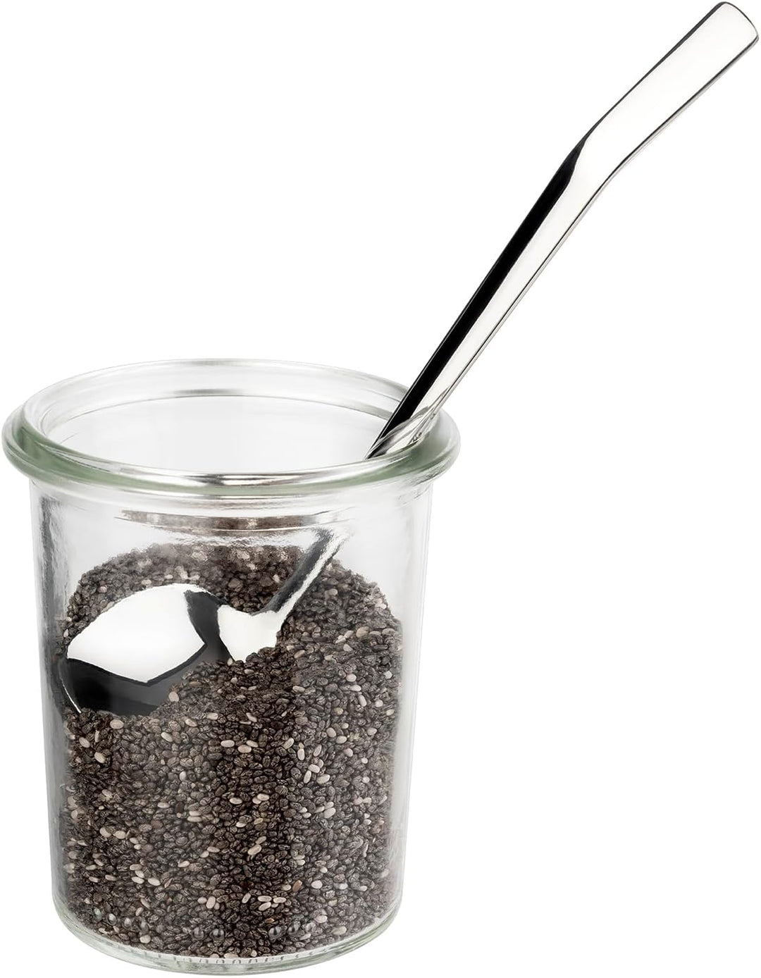 APS 82312 Original 12er Set WECK Gläser 140 ml mit Deckel, Ø 6 cm, H: 7 cm, Mini-Sturzform mit Glasd