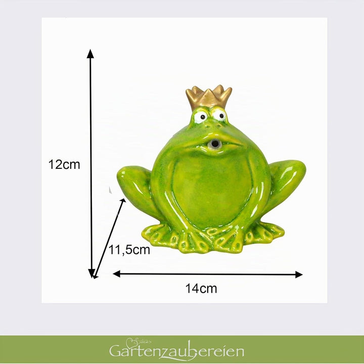 Wasserspeier Frosch grün mit Pumpe
