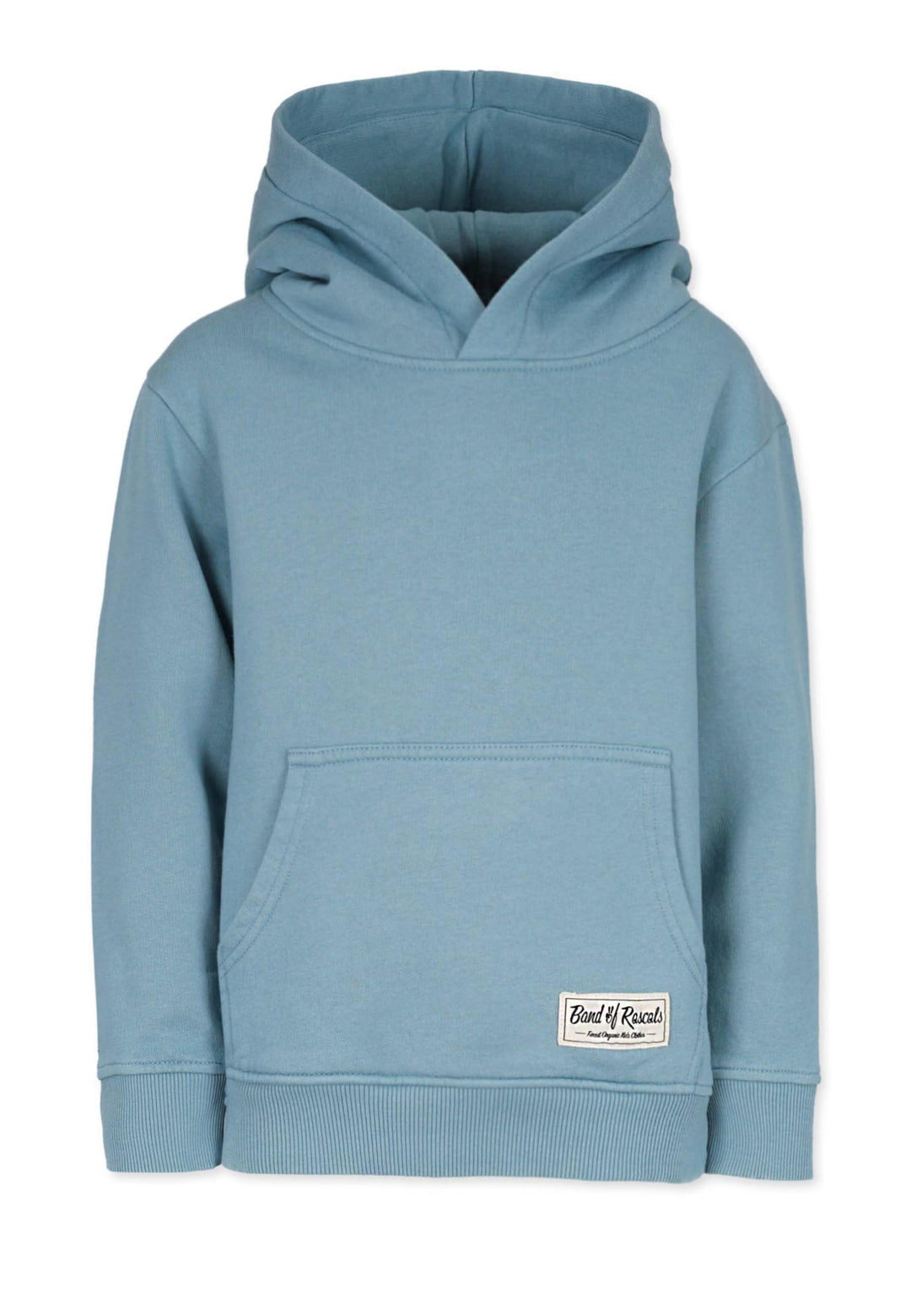 Band of Rascals Kinder Kapuzenpullover Plain aus Bio-Baumwolle 98-104 Arctic-blue, 98-104 Arctic-blu