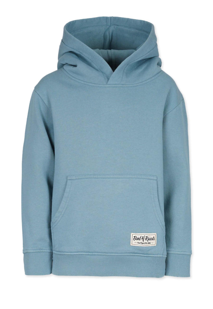 Band of Rascals Kinder Kapuzenpullover Plain aus Bio-Baumwolle 98-104 Arctic-blue, 98-104 Arctic-blu