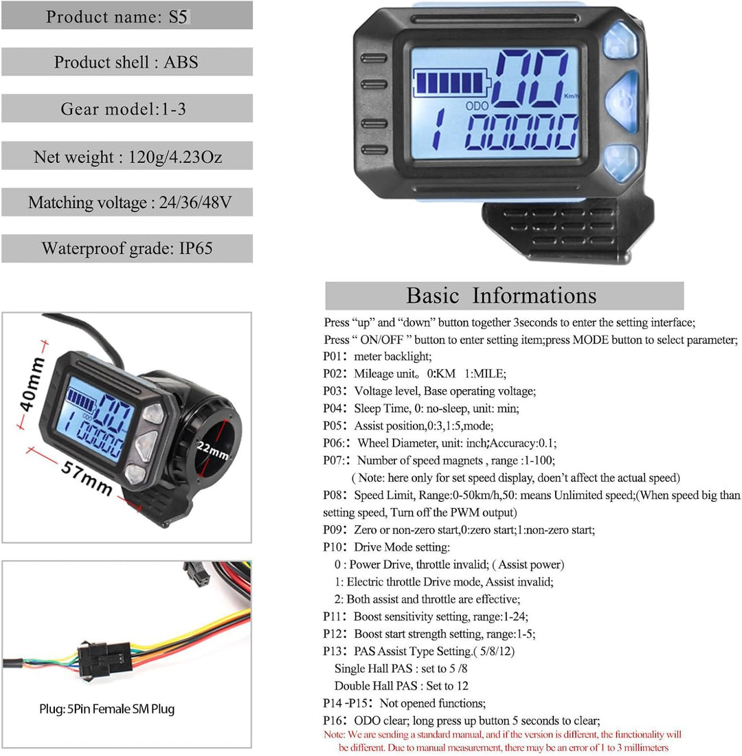 Kunray 24-48V 350W Brushless Motor Controller Mit LCD Anzeige Dualmodus Ebike Controller 24V 17 Ampe