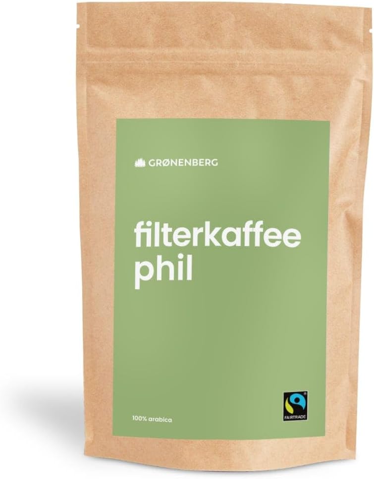 Groenenberg Spar Set 7 | French Press Thermo 600ml + Bio Filterkaffee 500g | Edelstahl Kaffeepresse