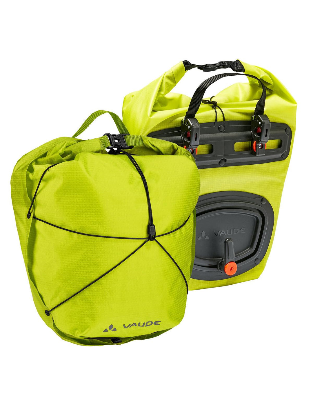 VAUDE Vorderradtaschen Aqua Front Light, Ultraleichte Vorderradtasche zum Radfahren, Black, one Size