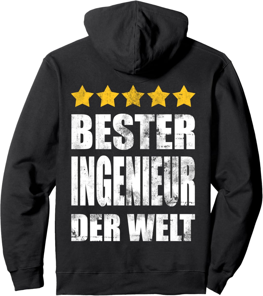 Bester Ingenieur Der Welt Maschinenbau Student Vintage Pullover Hoodie