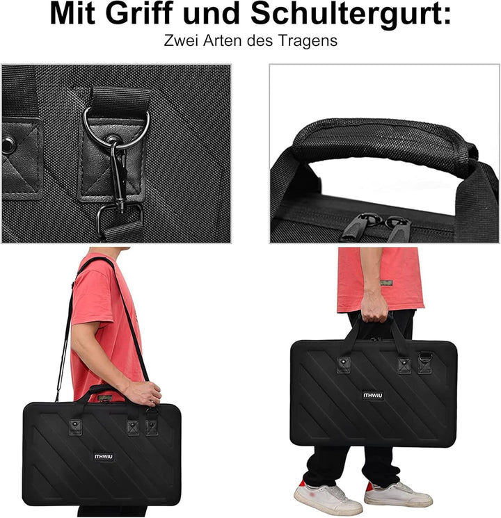 OUUTMEE Hart Reise Tragen Tasche für Pioneer RX, SX, SX2, SX3, Denon MC7000, DDJ FLX6, Schwarz 69 *