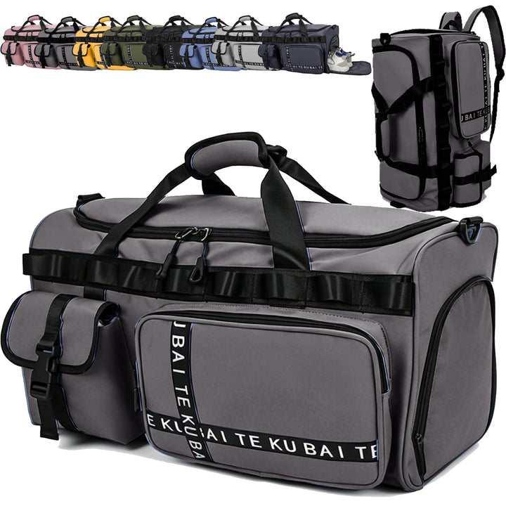 Reisetasche Damen Herren, 65L Wasserabweisende Sporttasche, Large Capacity Reise Tasche Gym Bag, mit