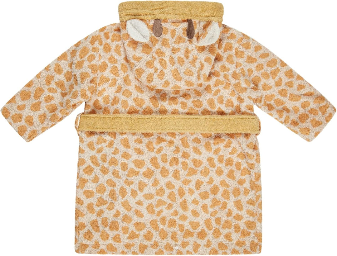 Sterntaler Unisex Kinder Bademantel Giraffe Kaya Baby- und Kinder Bademantel (1er Pack) 92 sand, 92