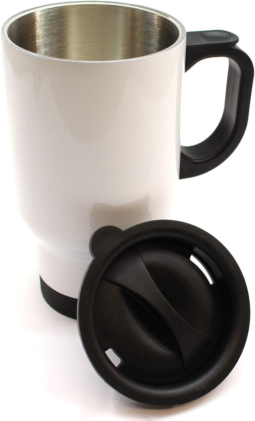 Thermobecher Tasse Becher Kaffeebecher Motiv Möwe Vogel Spruch Sei glücklich wie eine Möwe Geschenk