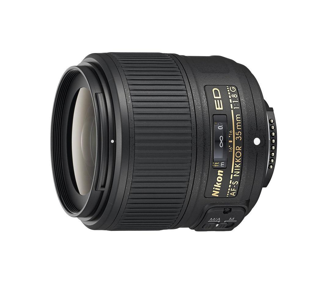 Nikon AF-S Nikkor 35 mm f/1,8 G und Objektiv, schwarz [Nital Card: 4 Jahre Garantie]