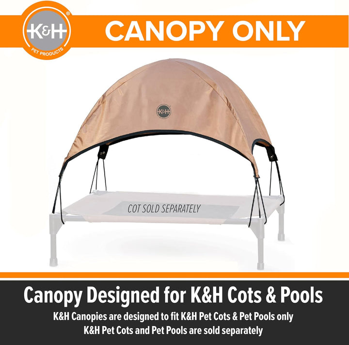 K&H Pet Products Haustierbett für erhöhte Hundebetten, Sonnenschirm für Hundebetten (separat erhältl