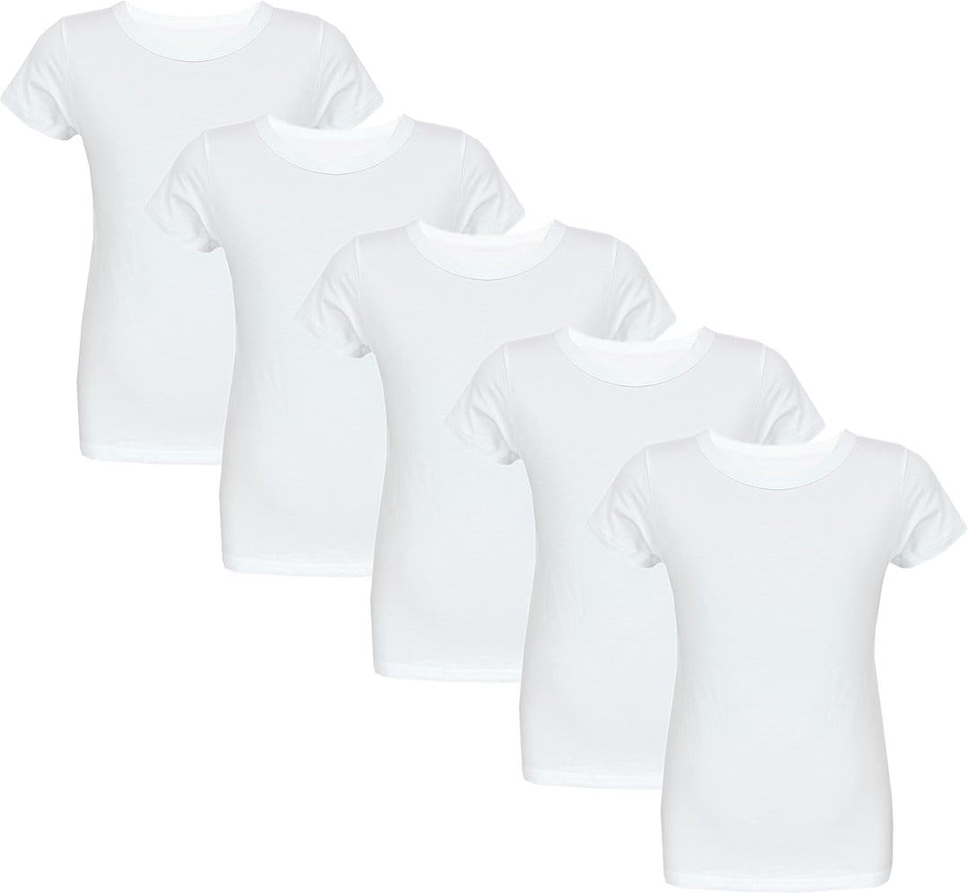 TupTam Unterhemden Jungen – 5er Pack Kurzarm Kinder Unterhemden, Baumwolle, Bequem & Atmungsaktiv 10