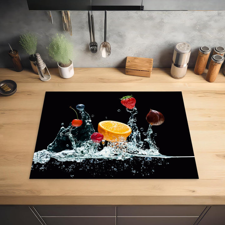 KitchenYeah© Herdabdeckplatte Einteilig Küche Ceranfeld Abdeckplatte Cerankochfeld Abdeckung Indukti