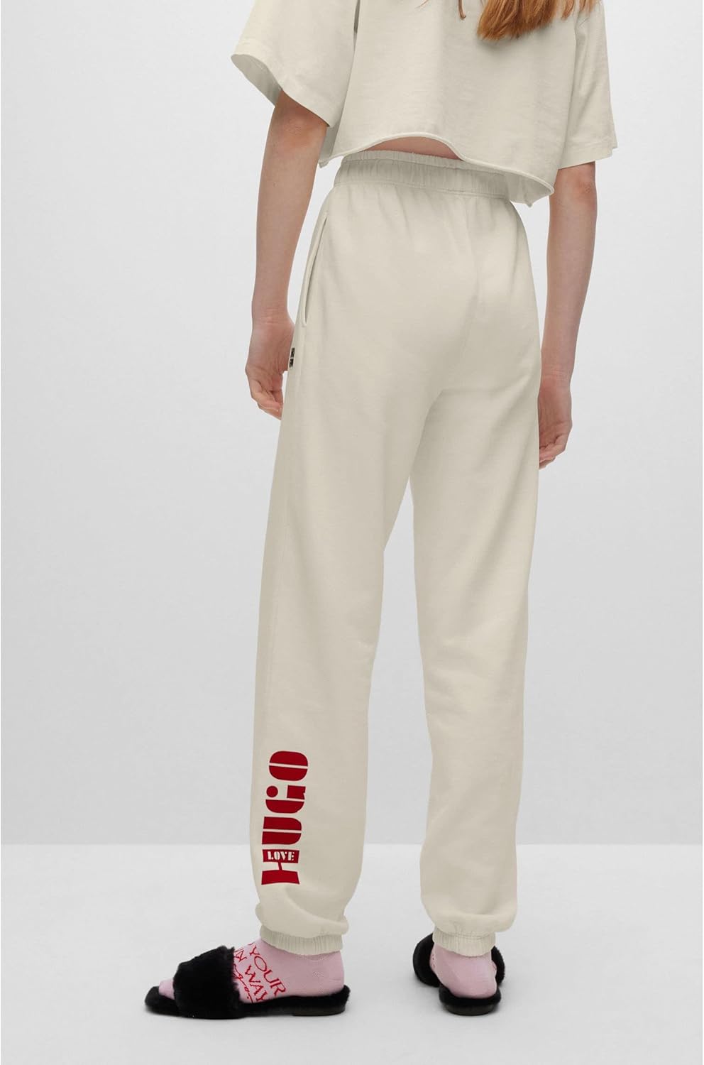 HUGO Damen Njola Pants S Open White110, S Open White110