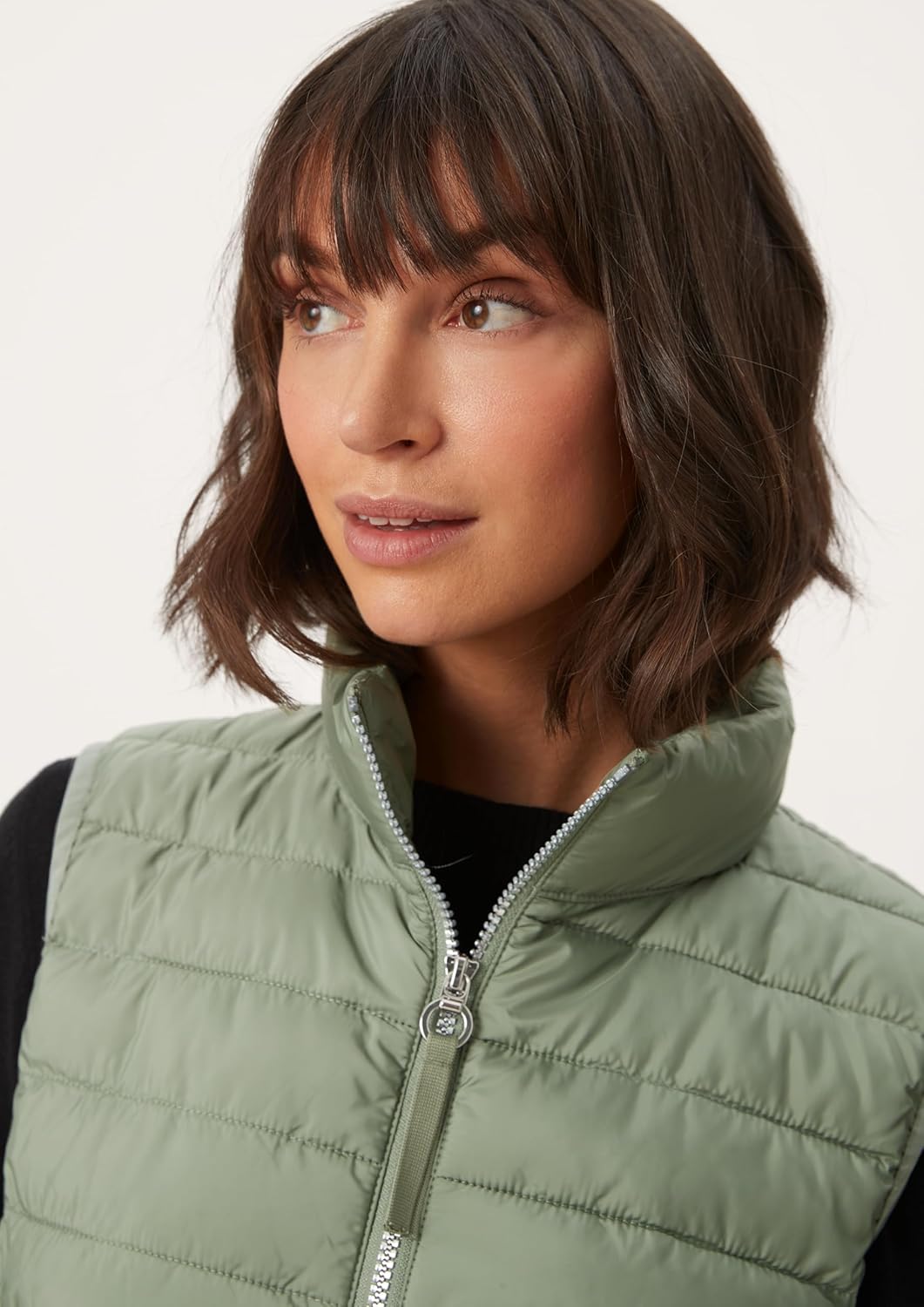 s.Oliver Herren Steppweste – Slim Fit, leicht gefüttert, Stehkragen – Funktional für Outdoor, Überga