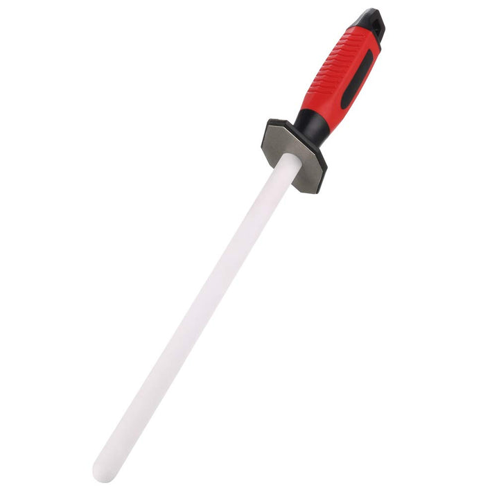 35,6 cm Schleifstab/Schärfstab, 2-in-1 Diamant/Keramik (Körnung 400/1000), Messerschärfer für grobes