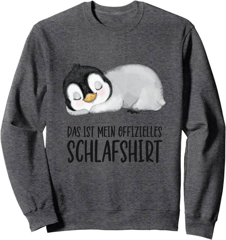 Das Ist Mein Offizielles Schlafshirt - Pinguin Sweatshirt