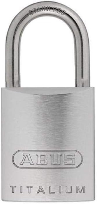 ABUS ABU86TIIB45 86TIIB Wetterfest Titalium Vorhängeschloss 45 Ohne Zylinder