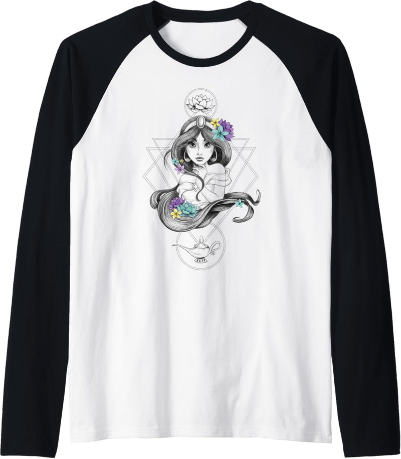 Disney Aladdin Boho Inspired Jasmine Raglan