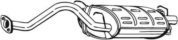 Bosal 163-349 Endschalldämpfer