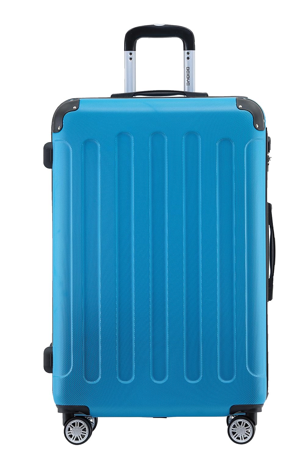 BEIBYE- Hartschalenkoffer Koffer Trolley Rollkoffer Reisekoffer Zahlenschloss 4 Zwilings-Rollen (Cya