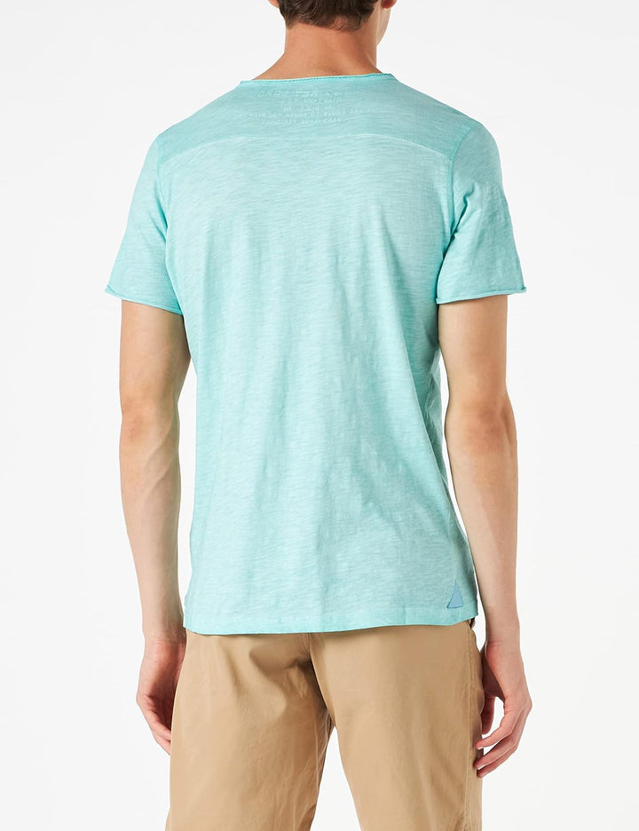 KEYLARGO Herren Arena Button T-Shirt, Turquoise (1213), S