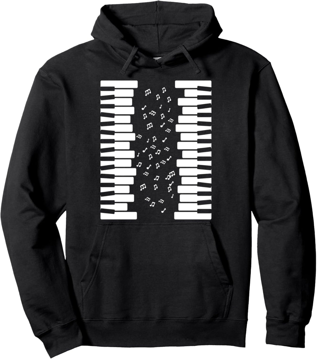 Klavier Klavierspieler Piano Synthesizer Musik Geschenk Pullover Hoodie