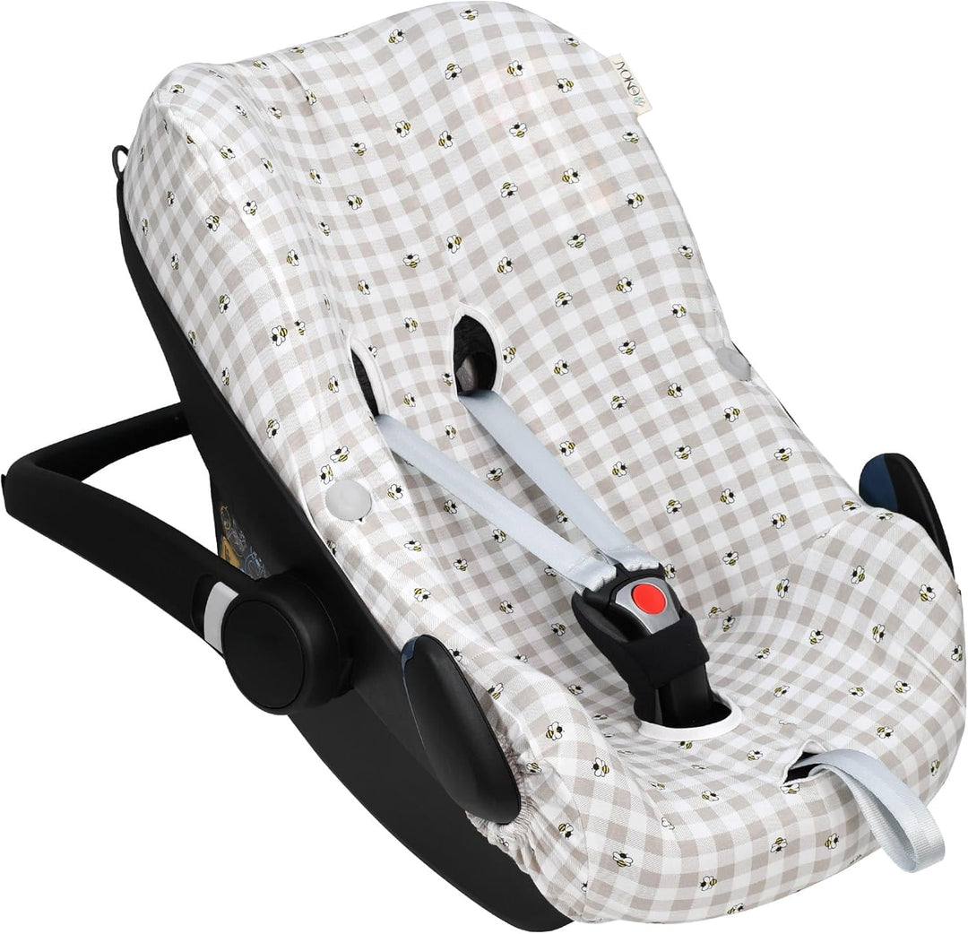 JYOKO KIDS Bezug für Autositz kompatibel mit Pebble Maxi Cosi Pebble Pro I-Size, aus Baumwolle (Picn