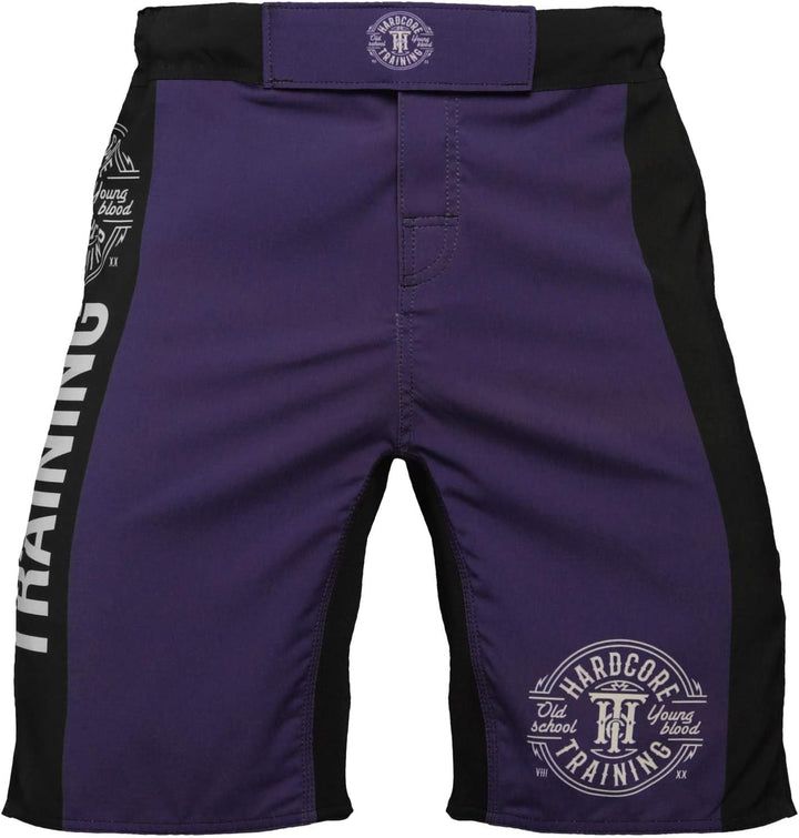 Hardcore Training Recruit Fightshorts Herren MMA BJJ Boxen S Blau, S Blau
