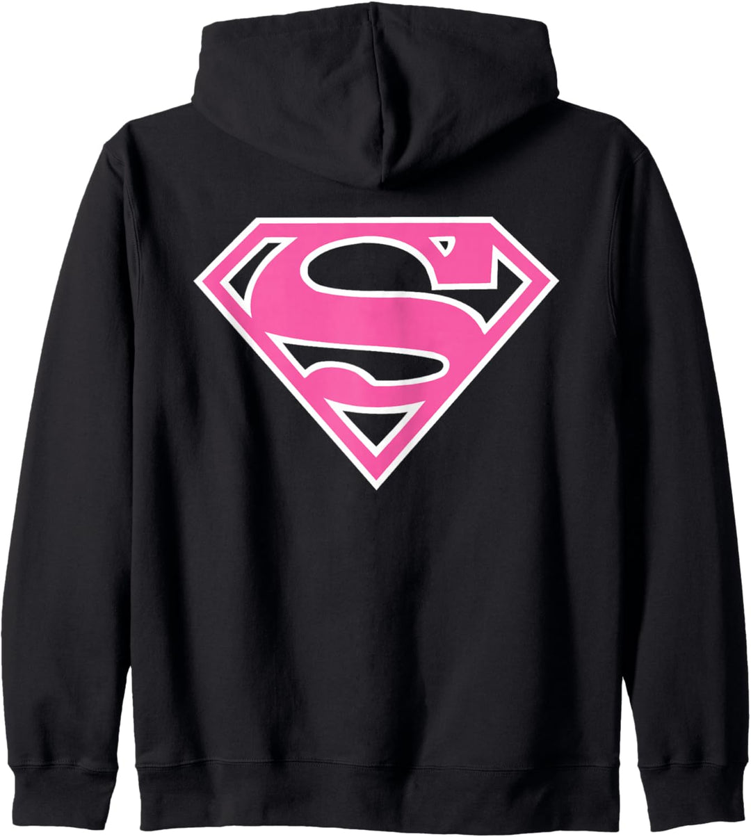 UCL DC Supergirl Logo Classic 01 Rosa Kapuzenjacke