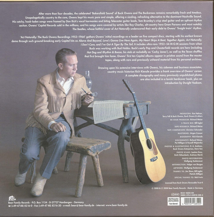 Act Naturally-the Buck Owens, Audio-CD