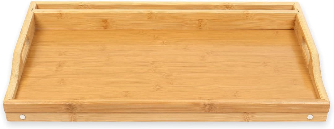 Schramm Rocco e.K. Frühstückstablett Bambus Tablett wählbar in 2 Bambustablett klappbar Serviertable