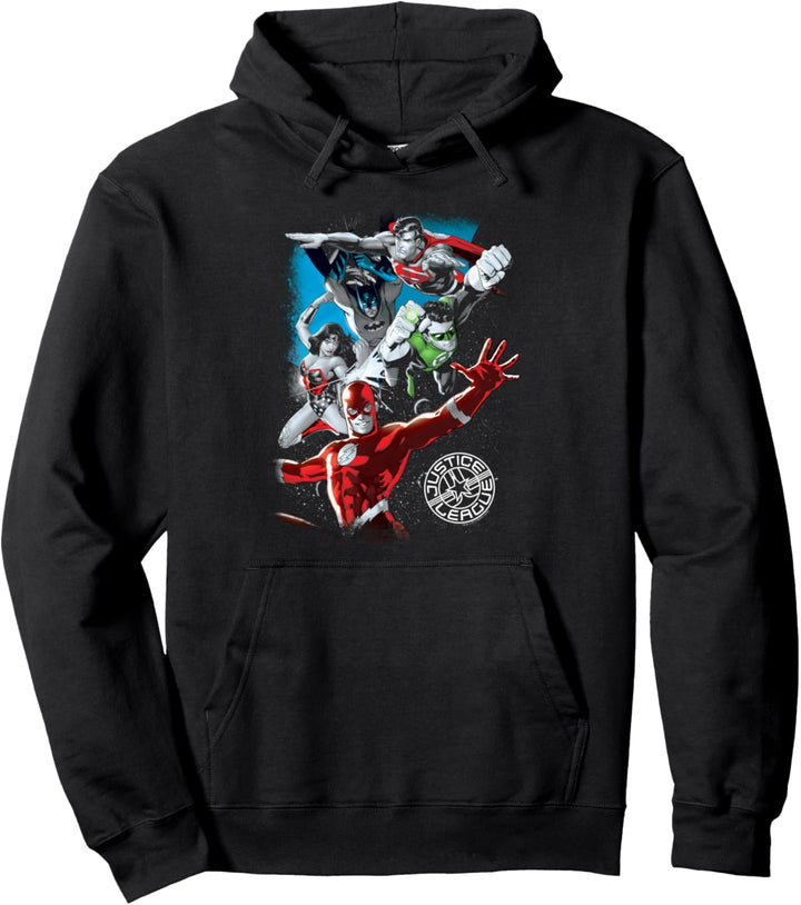 Justice League Galactic Attack Pullover Hoodie