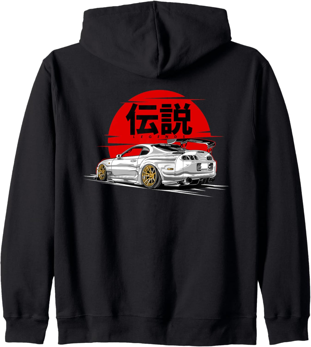 Japanese Domestic Market Tuning Turbo Boost Auto JDM Kapuzenjacke